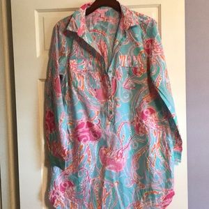 Lilly Pulitzer tunic/mini dress. Size large